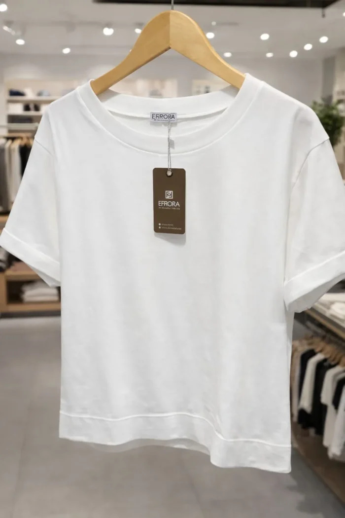 T-Shirt Algodão com Punho - Galeria 1