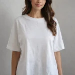 T-Shirt Algodão com Punho