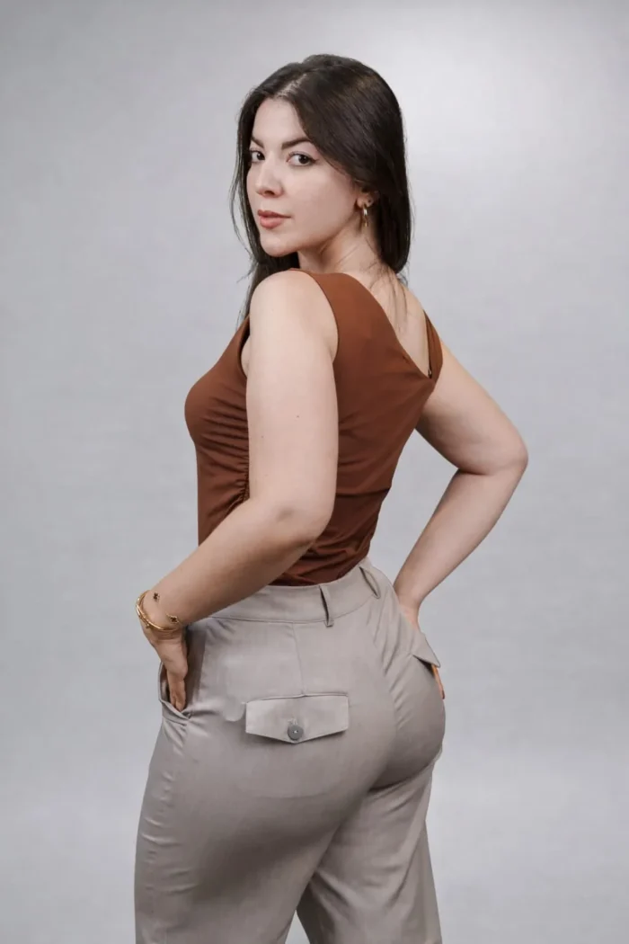 Calça Reta Effiora Alfaiataria