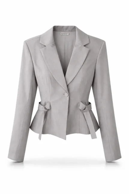 Blazer Curto Effiora Estilo Jaqueta