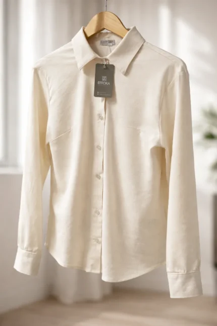 Camisa alongada de Linho