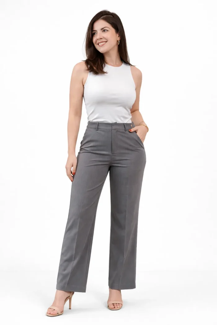 Calça Reta Effiora Alfaiataria