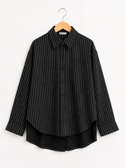Camisa Tricoline Listrada